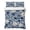 SteelBlue, variant on Queen Quilt Set 90''x96'', Navy Blue White Peony Lightweight Summer Bedspread Coverlet Set with 2 Pillow Shams, Vintage Floral Blossom Breathable All Season Quilt Bedding for Bedroom/Guest Room