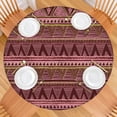 thumbnail image 2 of Boho Chic Floral Elastic Edge Tablecloth, Fitted Design for 52-56 Inch Round Tables, Vibrant Decor for Indoor Outdoor, 2 of 7