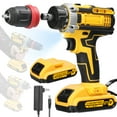thumbnail image 1 of TFixol Tournevis et Perceuse Électriques 2-en-1 Sans Fil 21V avec Lumière LED, Système de Refroidissement et Rangement des Embouts pour la Maison, le Bricolage et les Réparations Automobiles (Inclut 2 Batteries et un Chargeur, Norme US 110V), 1 of 6
