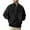 Black, variant on successthop Winter Jacket for Men Workwear Long Sleeve No Hooded Coat with Pockets Zipper Solid Fall Comfortable Outwear