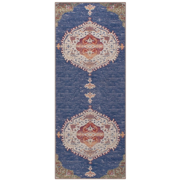 GLN Rugs Machine Washable Area Rug for Living Room, Bedroom, Bathroom
