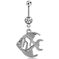 thumbnail image 1 of Navel Nail,Dangle Belly Button Rings Belly Button Rings Navel Barbell Professional Grade, 1 of 4