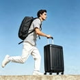 thumbnail image 3 of Tripcomp 3 Piece Carry-on Luggage Sets, Hardside Suitcase with Spinner Wheels,Travel Backpack and a Packing Cube (Black), 3 of 13