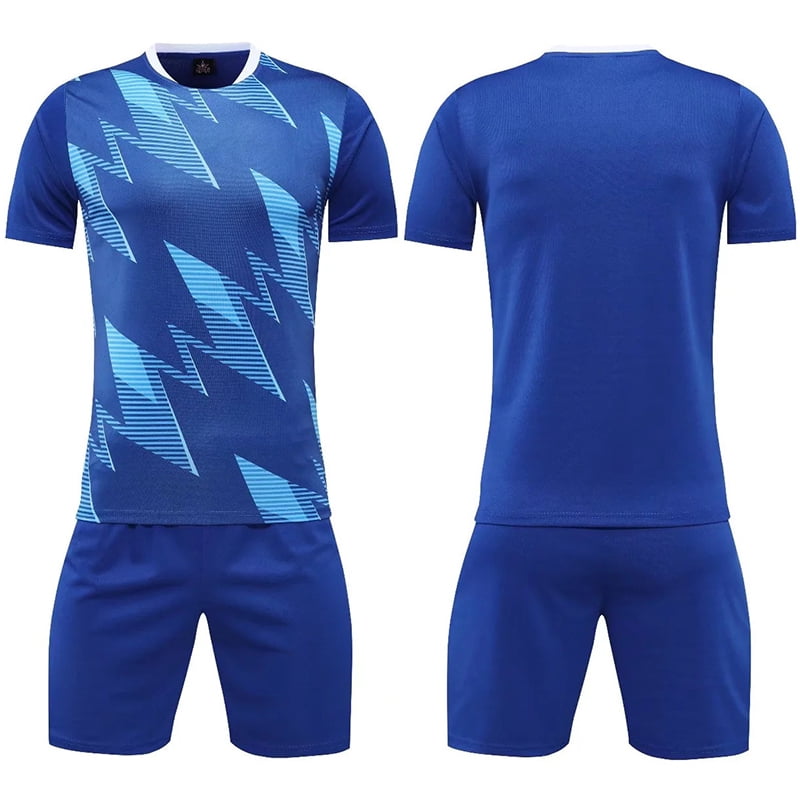 2 Pcs Men Football Jerseys Set Personalized Custom Print Boy