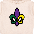 thumbnail image 3 of Inktastic Fleur De Lis Mardi Gras Holiday Toddler Hoodie, 3 of 4