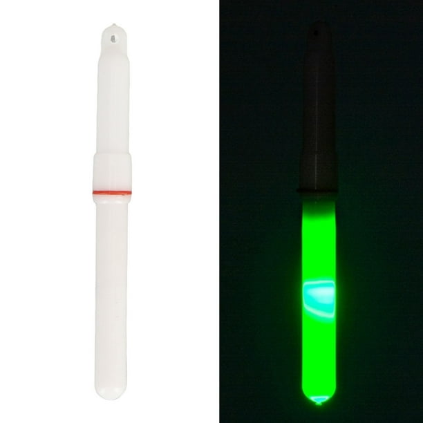 4PCS Fishing Glow Sticks, ABS LED Float Rod Tip Luminous Night Fishing  Light Stick With Battery For Dark Night Fishing 