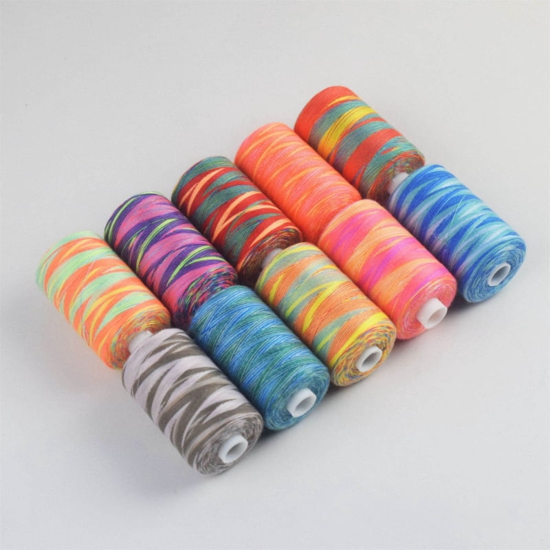 10 Roll Polyester Thread Sewing Thread for Sewing Machines Hand Stitching