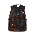 thumbnail image 1 of Fotbe Steampunk Cowboy Cat Mochila Ligera Casual para Laptop para Hombres y Mujeres, Mochila Impermeable de Uso Diario, Mochila para Universidad, 1 of 6