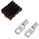 thumbnail image 2 of Nuevo conector de base de relé PF083A de 8 pines redondos de 8 pines con 10 terminales de tubo de cobre para cable de batería, anillo de terminal de crimpado para soldadura, 2 of 8