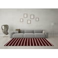 thumbnail image 3 of Ahgly Company Indoor Rectangle Abstract Red Contemporary Area Rugs, 5' x 8', 3 of 4