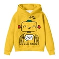 thumbnail image 5 of Byoo Toddler Boys Robot Printed Hoodie with Kangaroo Pocket Hooded Sweatshirt Child Classic Sweatshirts,4-5T, 5 of 5