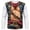 02-Black, variant on Men's Funny 3D Print Long Sleeve T-Shirt, Crew Neck Novelty Graphic Tee, Realistic Print Ugly Sweater Party Shirt for Halloween Cosplay 22-Navy M