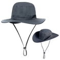 thumbnail image 2 of Chapeau de Soleil Protection UV Casquette d'Été Large Bord pour Camping Pêche Randonnée Alpinisme, 2 of 9