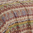 thumbnail image 5 of Bohemian Quilt Set 3-Piece Reversible King Queen Size | Bold Multicolor Geometric Pattern Bedspread, Lightweight All Season Adult Bedding, Hippie Tribal Decor Coverlet Set, 5 of 6
