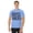 Carolina Blue, variant on Unisex classic graphic tee message positivity make today great generated (White, L)
