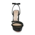 thumbnail image 4 of Jewel Badgley Mischka Rochel Platform Block Heel with Gemstone Embellished Straps, 4 of 7