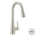 thumbnail image 2 of Moen 7864Ev Sleek 1.5 GPM Single Hole Pull Down Kitchen Faucet - Gold, 2 of 7