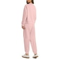 thumbnail image 4 of MOSHU Two Piece Sets for Women Casual Lounge Sets Mock Neck Sweatshirts and Drawstring Jogger Pants Vacation Travel Outfits, 4 of 7
