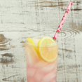 thumbnail image 2 of 25 Stick Disposable Paper Straws Party Handmade Environmental Straw(Deep strawberry), 2 of 5
