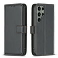 thumbnail image 1 of Compatible with Samsung Galaxy S24 Ultra Wallet Case with Card Slots Magnetic Closure Flip Folio Cover, 1 of 5