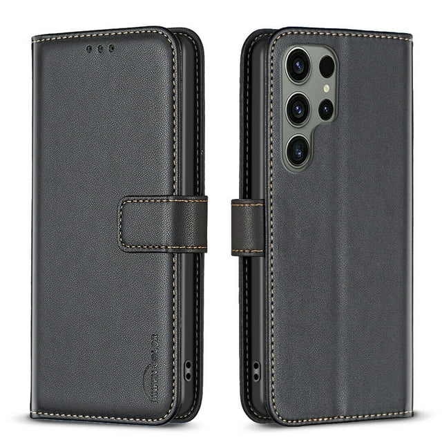 Compatible with Samsung Galaxy S23 Ultra 5G Wallet Case with Card Slots Magnetic Closure Flip Folio Cover