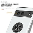 thumbnail image 4 of Elehold Layer Hybrid Rugged Case for Google Pixel 7 6.3 inch Hard PC and Soft TPU with Metal Ring Folding Kickstand Shockproof and Magnetic Car Mount Durable Dual Protective Phone Case,Silver, 4 of 7