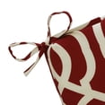 thumbnail image 3 of Pillow Perfect 613475 80 x 23 x 3 in. Outdoor & Indoor New Geo Chaise Lounge Cushion, Red, 3 of 4