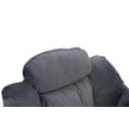 thumbnail image 2 of Oversized Modern Lazy Chair with Ottoman, Accent Contemporary Lounge Fabric Chair with Steel Frame, Upholstered Single Sofa Chair with Arm & Side Pocket, Leisure Sofa Chair, 2 of 7