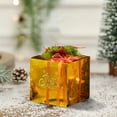 thumbnail image 5 of RyanK Christmas Box,Christmas Gifts,Christmas Decorations,5.90x5.90x3.93in Christmas Gift Box Gift Box Christmas Decoration Ornaments Christmas Tree Scene Decoration Holiday Dress Up Supplies, 5 of 6