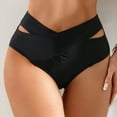 thumbnail image 2 of Kedxroy Women High Waisted Bikini Bottom Full Coverage Bikini Bottom Tummy Control Swim Bottom(Black,M), 2 of 7