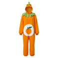 thumbnail image 4 of Halloween Pumpkin Costume Cosplay Suit Trick or Treat Long Sleeve Loose Onesie Adult Pajamas, 4 of 4