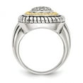thumbnail image 2 of Shey Couture  Sterling Silver with 14K Accent Antiqued Diamond Ring, 2 of 7