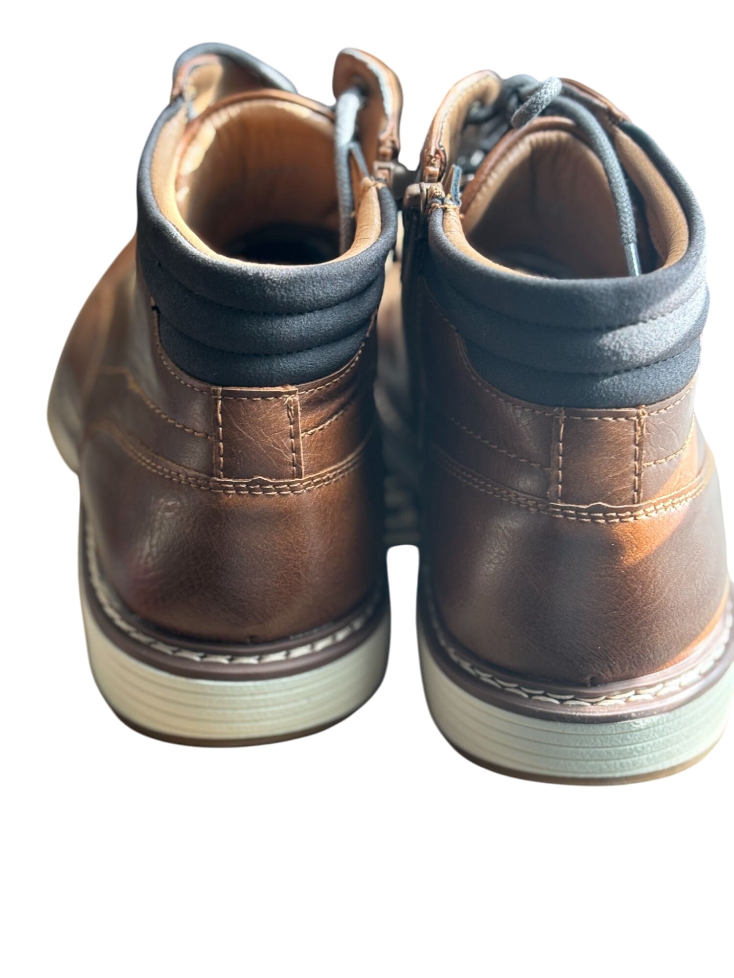 Steve Madden Saxxen Camel Sued Men’s Size 8 Brown Chukka Boots New Steve Madden Harken Boot Cognac – 2BigFeet main image 2