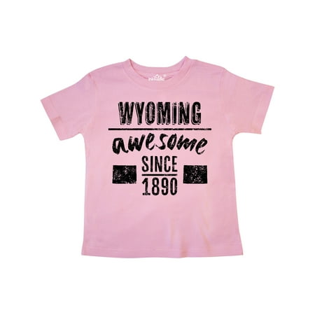 

Inktastic Wyoming Awesome Since 1890 Gift Toddler Boy or Toddler Girl T-Shirt