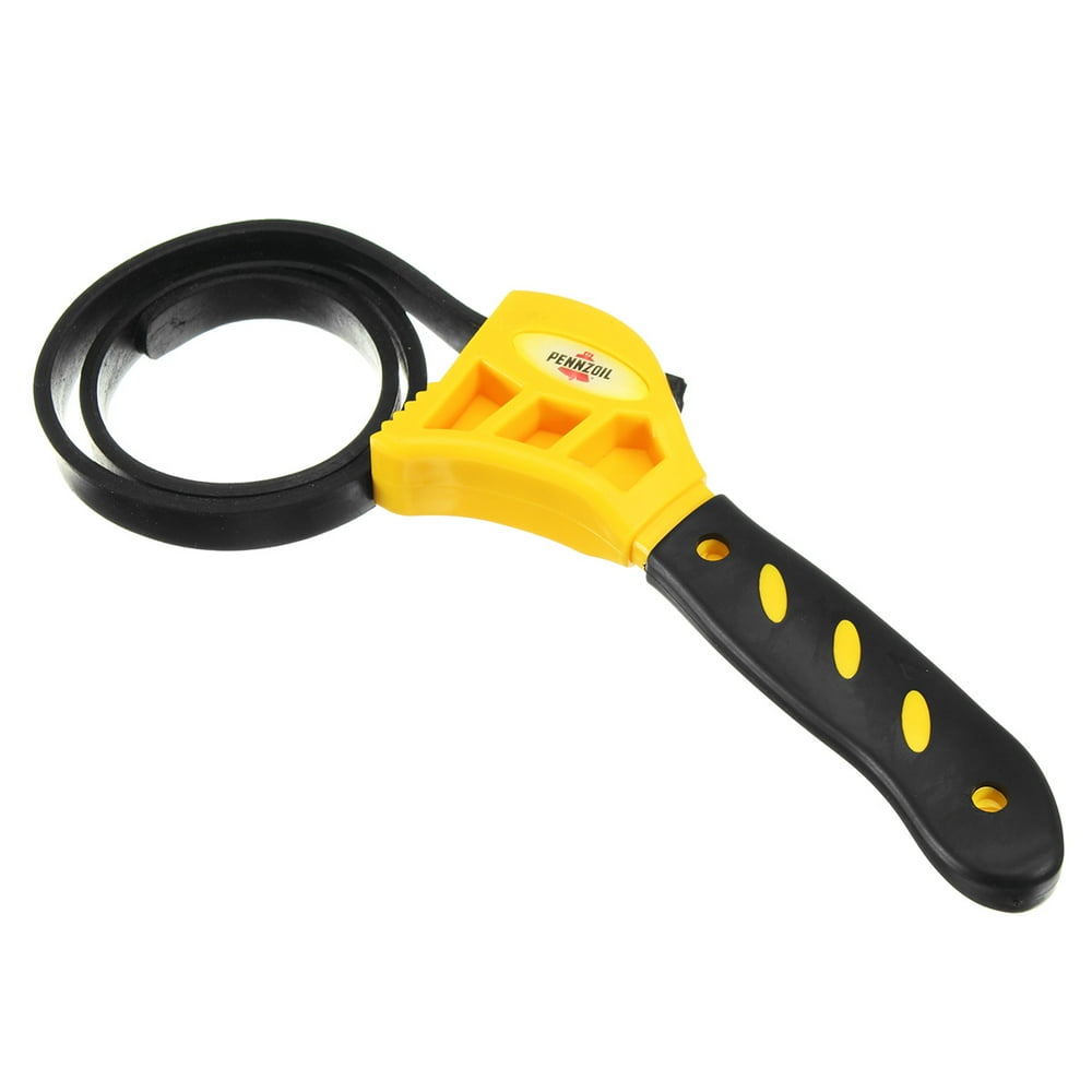 6'' 8'' Rubber Strap Wrench Adjustable Hand Held Lid Plumbing Tighten