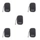 thumbnail image 2 of Qarigey Bolsa de almacenamiento de cables Organizador de cables Accesorios electrónicos Accesorios de bolsillo Negro 5piezas Qarigey CBP226066, 2 of 6