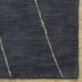 thumbnail image 5 of Rugsotic Carpets Hand Knotted Wool Area Rug 6'x9' Charcoal Geometric Rectangle Indoor Rug for Living Room, Bedroom Antimicrobial L00645, 5 of 9