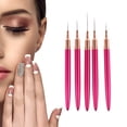 thumbnail image 4 of Conjunto Único de 1 Kit de Pinceles Finos para Arte de Uñas para Diseño de Uñas Color Rosa Rojo, 4 of 6
