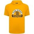 thumbnail image 2 of Men's Levelwear Gold San Diego Padres Phase Banner Arch Hoodie T-Shirt, 2 of 3