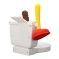 thumbnail image 1 of JUEGO FAMILIAR DE CACA, CACA DE VOUELO DE AGARRE FÁCLE DE INSTALAR EL JUGUETE DEL BAÑO DE CACA INTERACTIVA PARA EL HOGAR, 1 of 7