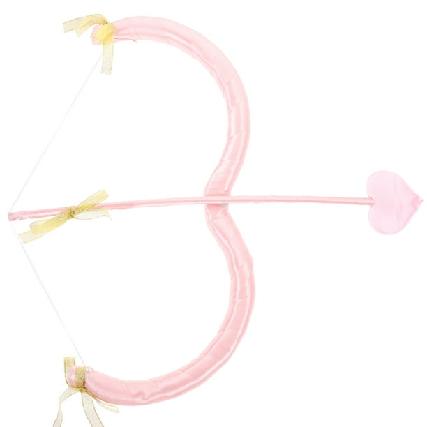 1 Juego de arco y flecha de Cupido, accesorios de fotografía para cosplay de San Valentín