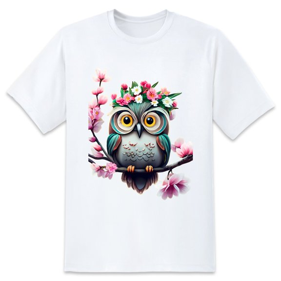 Men's Graphic TeeOwl (19) Letter Print T-Shirts Round Neck Short Sleeves Sizes XS-5XL Summer Daily Casual Tops