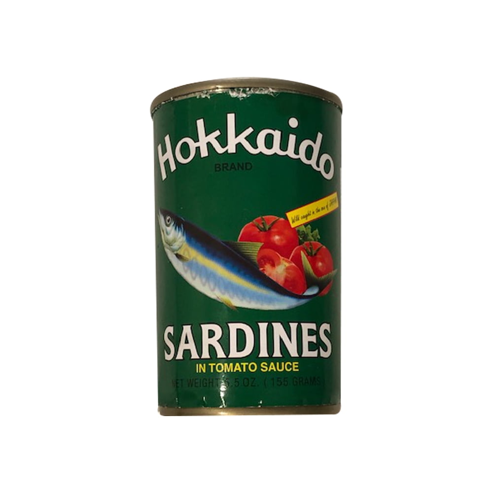 Hokkaido Sardines in Tomato Sauce 156g, 5.5oz, Pack of 6