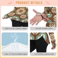 thumbnail image 4 of FORMRS Womens Long Sleeve Shirts UPF 50+ Sun Protection Quick Dry Fishing Hiking Tops, Size S-2XL, Retro Blossom Flower, 4 of 8