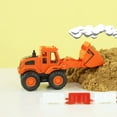 thumbnail image 3 of BESTSKY Building Blocks Toy Movable Joints Toy Model Cartoon Appearance Creative Tractor Crane Bulldozer Construction Toy Excavator, 3 of 4