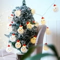 thumbnail image 4 of Christmas Decor LED String Lights Snowman Ball Shaped Waterproof for Christmas Room Decor, 4 of 6