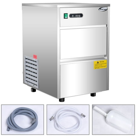 Bunn Commercial Iced Tea Maker - Costway Automatic Ice Maker Stainless Steel 58lbs/24h Freestanding Commercial Home Use