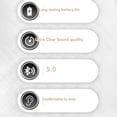 thumbnail image 4 of Diadema Auriculares Bluetooth Y08 Auriculares Inalámbricos Bluetooth Auriculares Portátiles Plegables para Niños Azul, 4 of 5