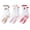 Brown & Pink & Red-3 pack, variant on Yawlsow Pilates Grip Socks for Women, 3 Pairs Non Slip Yoga Socks with Ruffle Embroideries for Barre Workout, Hospital