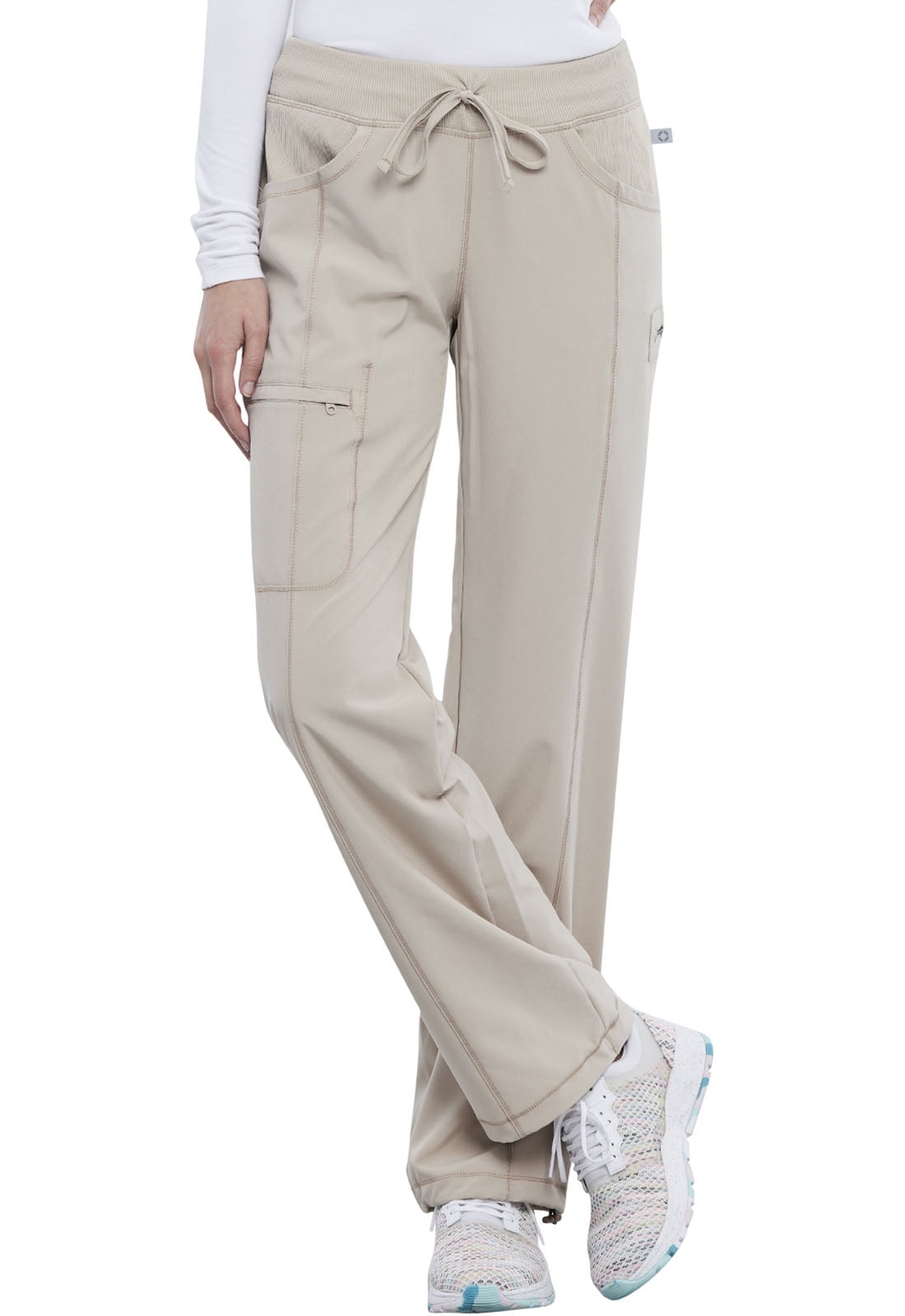 Cherokee Infinity Women's Scrubs Pant Low Rise Straight Leg Drawstring